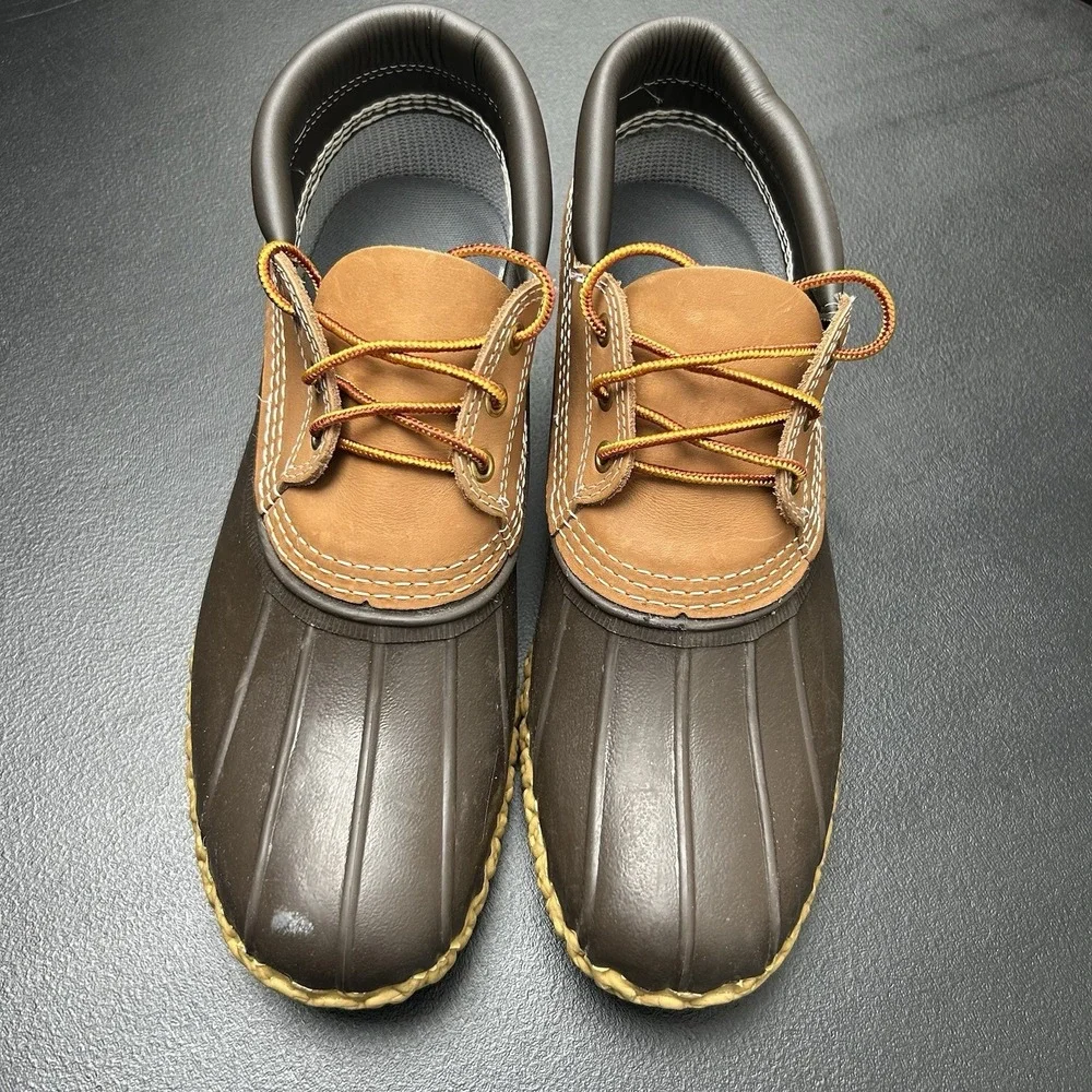 L.L. Bean Gumshoe Boots Men's Size 11 Tan/Bean Boot Brown/Gum Waterproof I M